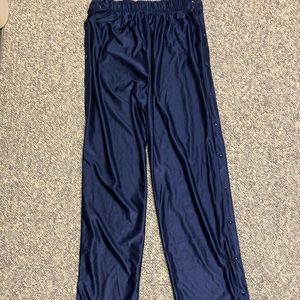 Navy button breakaway pants size XL